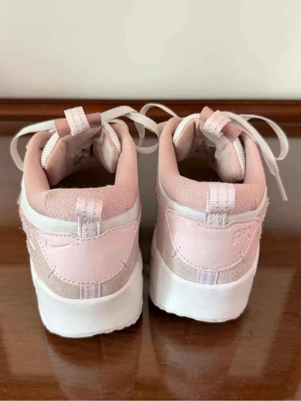 Nike Air Max 90 Futura DM9922-104 Women’s Size 7.5 Summit White Pink Sneakers - Picture 5 of 8